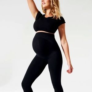 BLANQI Maternity Leggings (Black, Size Medium)